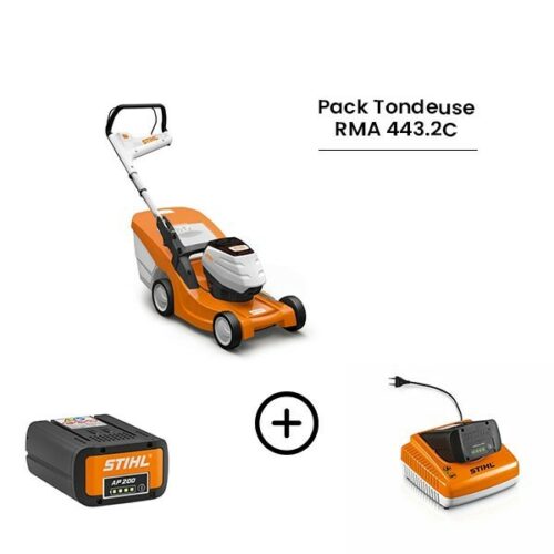 Pack tondeuse à batterie RMA 443.2VC + AP200 + AL 300 STIHL