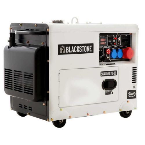 Blackstone-Groupe électrogène diesel Triphasé Blackstone SGB 8500-3 D-ES – Puissance Nominale 6,0 kW-Neuf