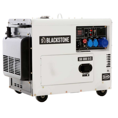 Blackstone-Groupe électrogène diesel Monophasé Blackstone SGB 6000 D-ES – Puissance Nominale 5,0 kW-Neuf