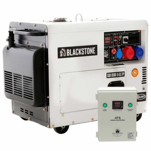 Blackstone-Groupe électrogène diesel FULLPOWER Blackstone SGB 8500 D-ES – Cadran ATS monophasé inclus-Neuf